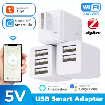 SZKOSTON USB адаптер переключатель Smart Life 1/2/3 USB 5В