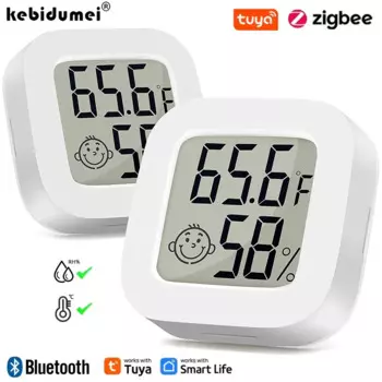 Tuya Zigbee3.0 датчик температуры и влажности kebidumei