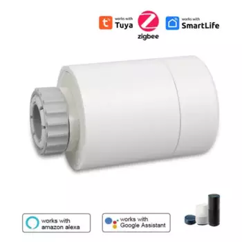 Tuya ZigBee 3,0 сенсорный дисплей, регулятор температуры, термостатический радиатор, умный постоянный радиатор, работает с Alexa Google