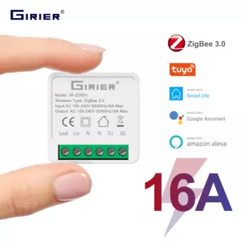GIRIER Модуль умного выключателя света ZigBee 3.0