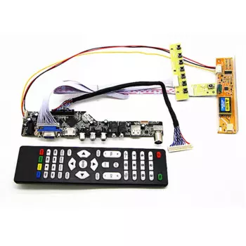 ТВ + HDMI + VGA + AV + USB + аудио ТВ ЖК-дисплей драйвер платы 15 "LQ150U1LH22 LQ150U1LW22 IAUX14N 1600*1200 ЖК-дисплей плата контроллера" сделай сам"