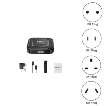 ТВ-приставка HK1 RBOX 4G + 128G K8 Android 13 RK3528 2,4G WIFI 6 BT 5,0 8K декодирование видео медиаплеер телеприемник
