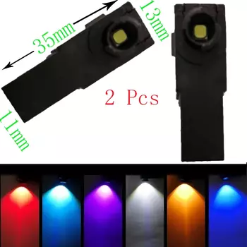 TVYVIKJ 2/4 шт. 12 В светодиодный внутренний окружающий свет для Toyota/Lexus/Honda/Mazda/Subaru, совместимый светильник для ног, лампа для перчаточного ящика