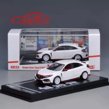 TW Tarmac работает 1:64 Honda Civic FK8 Коллекционная модель автомобиля из сплава подарок