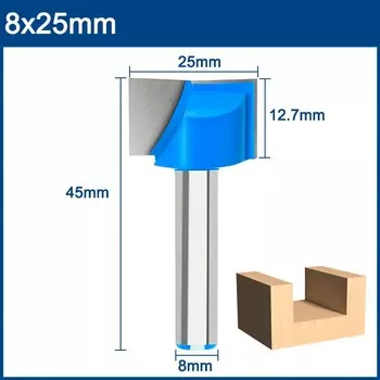 Твердосплавная концевая фреза XCAN 8 мм, 18/20/22/25/30/32 мм