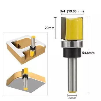 Твердосплавная концевая фреза xcan 8 мм