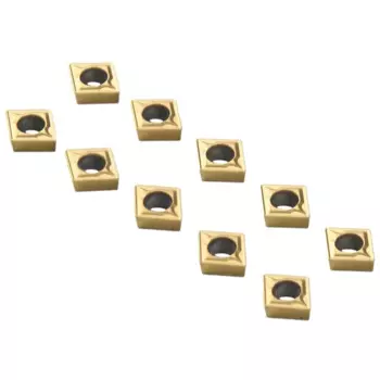 10 шт. CCMT 060204 Твердосплавные вставки, лезвия VP15TF, мастерская, металлообрабатывающие инструменты, токарные инструменты, аксессуары, металл с покрытием