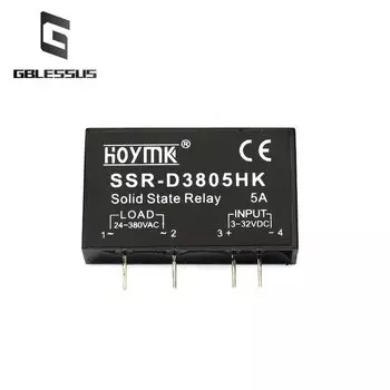 Твердотельное реле GBLESSUS SSR-D3803HK/D3805HK/D3808HK 3A/5A/8A DC-AC