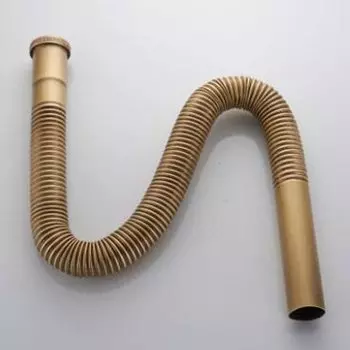 Твердый латунный шланг, сифон, гибкий слив для раковины, ванная комната, кухонная раковина, водопроводная труба, DN30, набор для раковины, аксессуары для ванны
