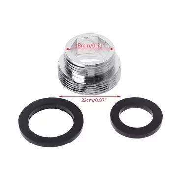 Твердый металлический адаптер, внешняя резьба, водосберегающий кухонный кран, аэратор, коннектор