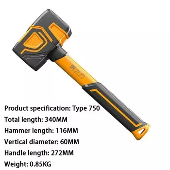 Твердый резиновый молоток, профессиональные строительные работники, устанавливают Хлопушки для плитки, специальные резиновые молотки, многофункциональные ручные инструменты