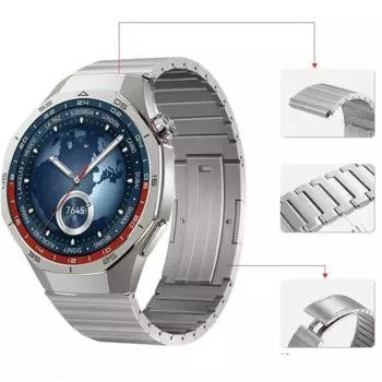 Твердый титановый ремешок 22 мм для часов Huawei Watch GT5/5Pro/GT4/GT3/GT2 46 мм/Buds ремешок-браслет аксессуары для часов