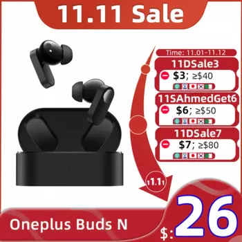 TWS-наушники Oneplus Buds N Nord с поддержкой Bluetooth 5,2 и шумоподавлением