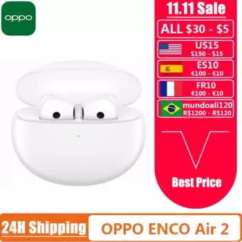 TWS-наушники OPPO ENCO Air 2 с шумоподавлением и поддержкой Bluetooth 5,2