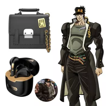 TWS-наушники с аниме, гарнитура JOJO's, наушники-вкладыши Kujo Jotaro, Bluetooth 5.2, беспроводные наушники с шумоподавлением IPX4, наушники-вкладыши