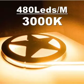 TxxCvv гибкая светодиодная лента 480LED/м 8мм 12/24В