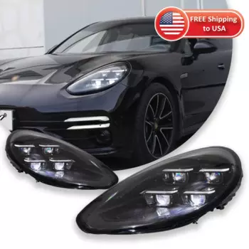 Автомобильная фара TYPY для Porsche Panamera 2010-2016 970.1 970.2, светодиодная лазерная матрица, обновление 2024, стиль DRL, автоаксессуары