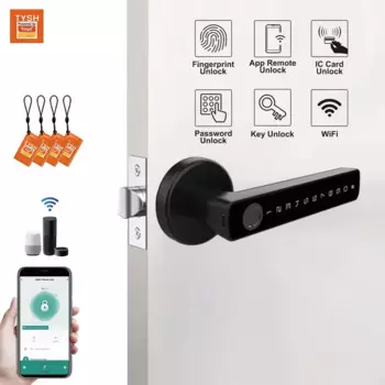 TYSH Умный дверной замок с отпечатком пальца