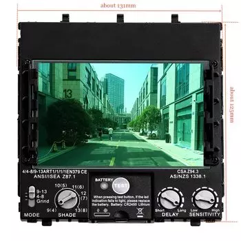 TywelMaster Сварочный фильтр 100x65 мм 4 датчика