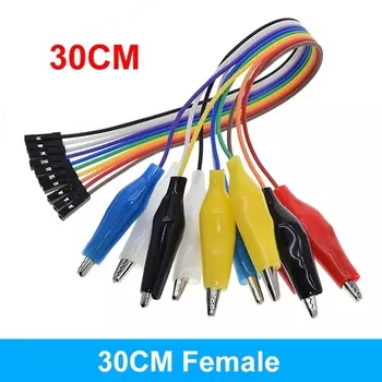 TZT 10pin Double-end Alligator Clips