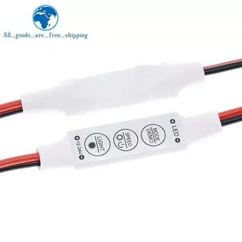 TZT 12В мини регулятор яркости для светодиодной ленты