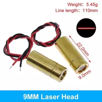 TZT красная линия лазерный модуль 5 МВт 650 нм фокус регулируемая лазерная головка 5 В промышленного класса P0.05