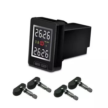 U912 TPMS Беспроводная автомобильная система контроля давления в шинах с 4 внешними датчиками ЖК-монитор для Toyota Land Cruiser Camry