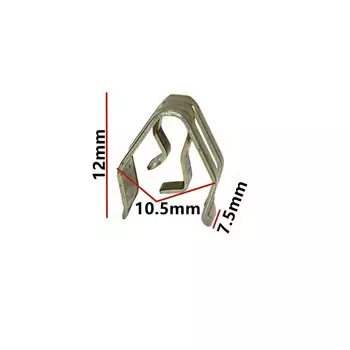 U-образный металлический Железный зажим для навигации на приборной панели автомобиля, DVD, CD, для Lada 2107/1922/1200-1600/1200-1500/112/111/110, зажимы для крепления ока