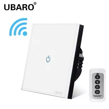 UBARO Беспроводной пульт дистанционного управления из хрусталя 433МГц 1/2/3 группа