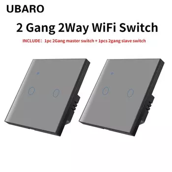 UBARO UK Умный двойной выключатель WiFi