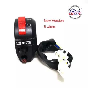 Убить фару, переключатель на левом руле, 50cc 90cc Kazuma Mini Falcon Meerkat 5, 7 проводов, старая новая версия