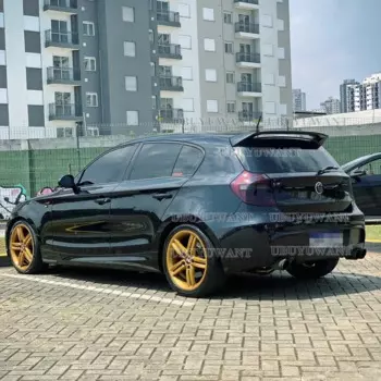 UBUYUWANT для BMW серий 1 E87 E81 хэтчбек стильный задний спойлер на крышу переменного тока крыло из углеродного волокна 2004-2011