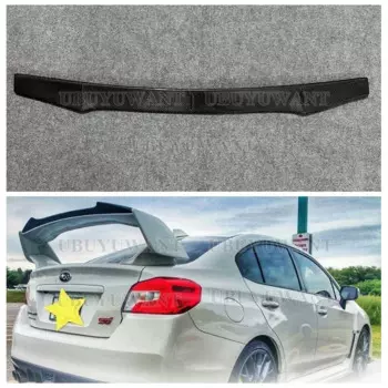 UBUYUWANT подходит для 2015 2016 2017 2018 2019 2020 2021 Subaru WRX STI 4th Gurney откидной задний спойлер для багажника из настоящего углеродного волокна