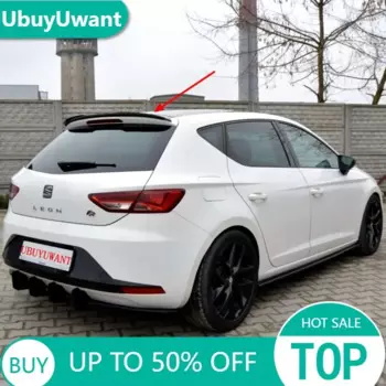 UBUYUWANT универсальный спойлер на крышу для Seat LEON 3doos/5doors 2000-2020 для 1P MK2 5F ABS украшение хвостового крыла автомобиля