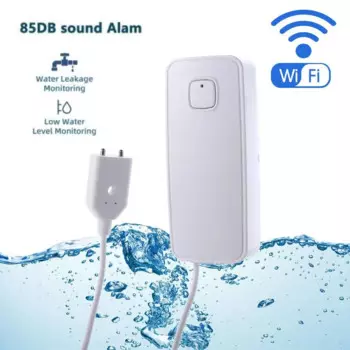 Удаленный монитор уровня перелива, датчик утечки воды, Wi-Fi Tuya, детектор утечки воды, умная звуковая сигнализация, сигнализация воды, система безопасности