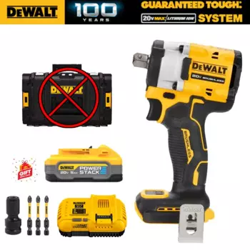 Ударный гайковерт DEWALT DCF922, 20 в, беспроводной, 1/2 дюйма, с литиевой батареей 20 в