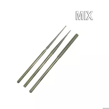 Удлиненные шлифовальные сверла с алмазным напылением, 3 шт