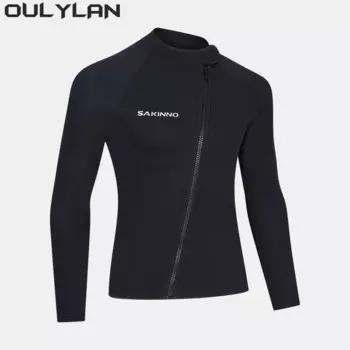 Удлиненный мужской неопреновый гидрокостюм Oulylan с рукавами 3 мм для подводного плавания для женщин