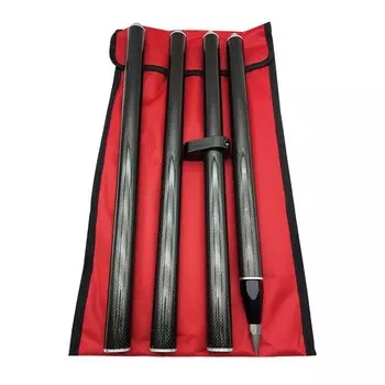 Удлинитель из углеродного волокна для GPS GNSS RTK, 4 полюса, резьба 5/8, диаметр 32 мм, 2 м