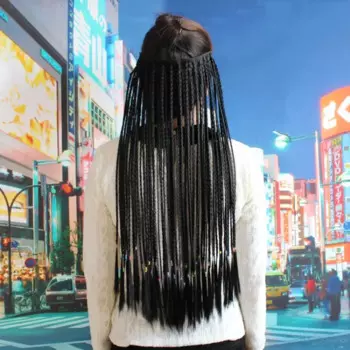 Удлинитель для плетеных волос, 60 см, 100 шт.