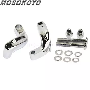 Удлинитель для зеркала мотоцикла, переходник для установки на зеркало Harley Dyna Softail Touring 06-14