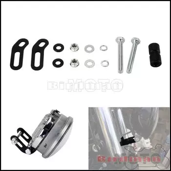 Удлинитель фары мотоциклетный черный для Harley Softail Low Rider S FXLRS 2020-2022 Sportster XL1200C 2011-2019, 1 комплект