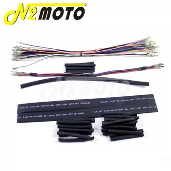 Удлинитель кабеля для мотоцикла 10-12/14-16 дюймов, комплект удлинителей проводки для Harley Touring 2007-2013