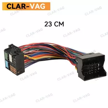 Удлинитель MQB для VW MQB, аксессуары для радио 23 см 60 см 52 контакта адаптер Quadlock для Audi A4 A6 Skoda SEAT VW Golf 7