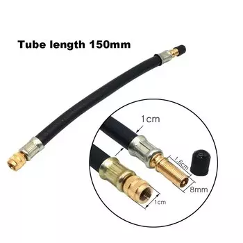 Удлинительная трубка воздушного насоса Мотоцикл Велосипед Автомобильные шины Шланг для накачивания воздуха Надувной насос Удлинительная трубка Адаптер Поворотная шина Автозапчасти