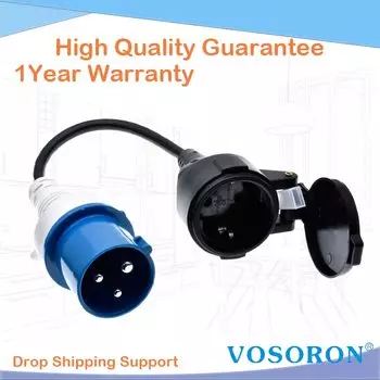 Удлинительный шнур VOSORON 60309-2 на CEE7/3 30 см