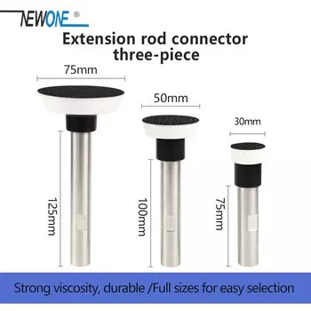 Удлинительный вал 70/100/125 мм M10/M14, прочный соединительный стержень для полировальной подушки, переходник для шлифовального соединения, электроинструмент