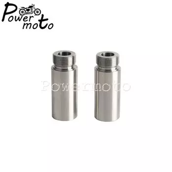 Удлинитель передней вилки мотоцикла, хромированная трубка вилки 39 мм, 2 дюйма, 3 дюйма, удлинители для Harley Glide Sportster FXD XL883 XL1200