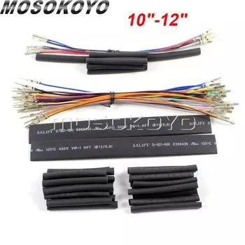 Удлинитель проводки на руль 10-12 дюймов, удлинитель проводки для Harley Touring Road King Street Glide 2007-2013