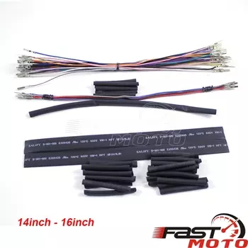 Удлинитель Руля Мотоцикла, Луженый провод длиной 12/14 дюймов, для Harley Touring Road King